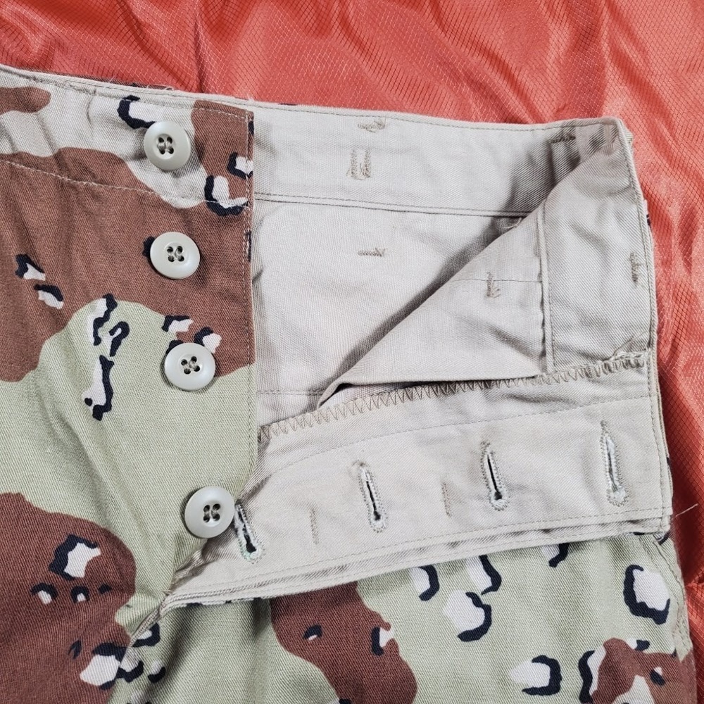 TROUSERS DESERT CAMOUFLAGE PATTERN COMBAT SIZE‎ SMALL 28 x 28 - Picture 9 of 12